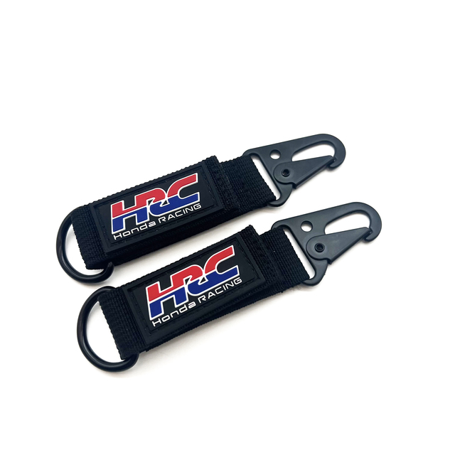 New Custom Multifunction Tactical Carabiner Rubber PVC Patch Key Chain Short Strap Lanyard With Logo Custom Eagle Hook Keyring