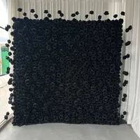 Nouvelle conception de fleurs artificielles en tissu de soie au toucher réel pour mur de fleurs de mariage