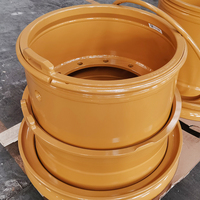 Pneu 29.50-29 29-25.00/3.5 pour équipement de construction, jante de chargeuse sur pneus Catt AD45B, ensemble jante et pneu