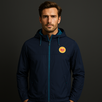 2023 haute qualité Oem étanche impression personnalisée logo 100% Polyester coupe-vent mâle sport portant en plein air Golf veste hommes