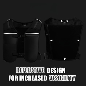 Haute qualité néoprène Sports <span class=keywords><strong>de</strong></span> plein air gilet réfléchissant course support pour téléphone respirant léger conception avant fermeture éclair - Product Image 4