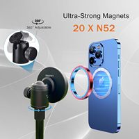Support de téléphone magnétique GREATYYT pour le golf, monopode, bâton de selfie avec trépied et pince à pointe pour enregistrer l'entraînement du swing de golf - Accessoires de golf