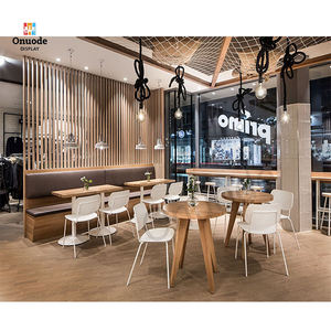 Diseño Interior Personalizado para Cafetería con Iluminación LED y Muebles de Exhibición Completos para Decoración de Cafeterías y Uso Comercial - Product Image 5