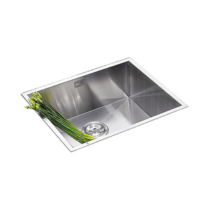 Évier de cuisine double en acier inoxydable SUS304 brossé satiné 810x440mm avec robinet extractible intégré - Product Image 1