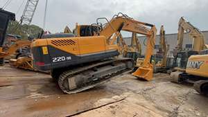 Excavadora Hyundai 220-9s de segunda mano Excavadora sobre orugas usada de alta calidad y barata en stock - Product Image 6