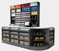 2026 Supermercado La Caja El Estante Comptoir de caisse Gondole Étagère murale pour magasins de détail en bois à installation rapide