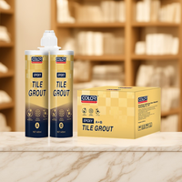Mortier époxy bicomposant 400 ml pour carrelage céramique et porcelaine, scellant pour carrelage avec une durée de vie de 20 ans