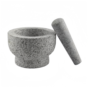 <span class=keywords><strong>Mortero</strong></span> y Pilón <span class=keywords><strong>de</strong></span> Granito Natural <span class=keywords><strong>de</strong></span> Alta Calidad para Moler Especias, Herramienta para Moler Hierbas y Especias para la Cocina del Hogar - Product Image 6