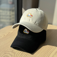 Casquette en coton personnalisée OEM pour femme, à calotte souple et large bord, grande taille