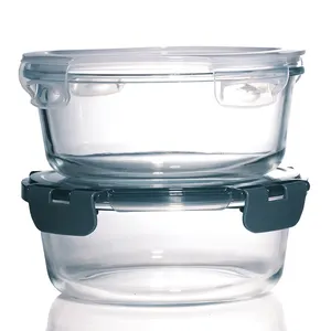 Контейнеры из 10 упаковок от духовки до стола до морозильной камеры стеклянные контейнеры для хранения продуктов с герметичными запорными крышками