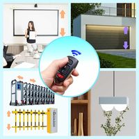 Télécommande universelle de remplacement pour porte de garage et portail électrique 433,92 MHz