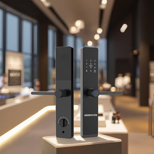 Desbloqueo de cerradura de puerta inteligente semiautomático y desbloqueo de código para apartamentos, hoteles y familias - Product Image 1