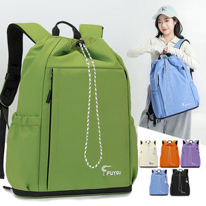 Nouveau sac de raquette de <span class=keywords><strong>badminton</strong></span>, sac de raquette de tennis, grande capacité, logo personnalisé, sports de plein air, sac à dos imperméable à cordon - Product Image 1