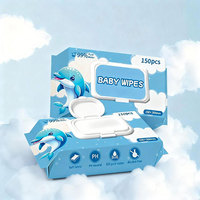 Lingettes pour bébés biodégradables à 100 %, jetables dans les toilettes, avec Aloe Vera, double hydratation, 48, 60, 80, 120, 150 lingettes