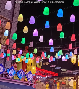 Led rừng thở ánh sáng ngoài trời chuỗi treo đèn lồng cho Giáng sinh bên sân hành lang cảnh đêm trang trí ánh sáng - Product Image 4