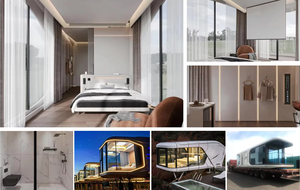 Casa Prefabbricata Completamente Arredata da 2 a 3 Camere da Letto, Casa Container Moderna di Lusso Accessibile, Casa Capsula Spaziale - Product Image 3
