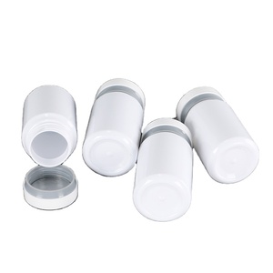 120ml Customized White Capsule Bottle Pharmaceutical <b>Packaging</b> PET <b>Plastic</b> For Health Products With Screw Cap Customized Lid - Product Image 3