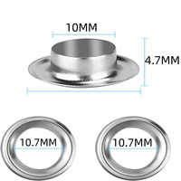 Outil de réglage d'œillets et œillets en laiton, 100 pièces, 100mm, kit de rivets, personnalisable