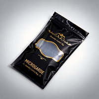 Sac de rangement refermable transparent imperméable de haute qualité, blanc et noir, respectueux de l'environnement, à fond plat pour les chaussettes