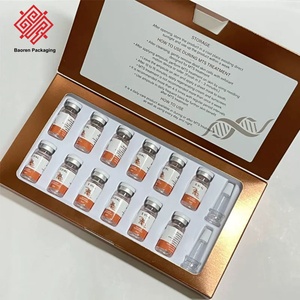Baoren Customized Logo Recyclable 5ml 2ml 3ml Single Peptide Vial Packaging Cardboard <b>Box</b> with Various Slots for Vials Pack - Product Image 2