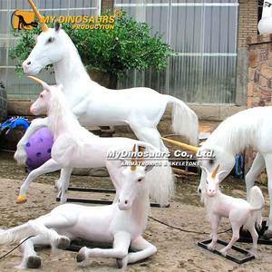 Modelo Animatrónico de <span class=keywords><strong>Unicornio</strong></span> <span class=keywords><strong>Realista</strong></span>, Criatura Legendaria para Decoración - Product Image 1