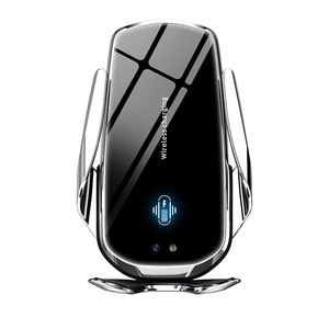 <span class=keywords><strong>Prix</strong></span> d'usine <span class=keywords><strong>Chargeur</strong></span> de voiture sans fil magnétique Qi 15w F4 Type-c pour tous les téléphones Sortie d'air Capteur intelligent Support de téléphone portable de voiture - Product Image 2