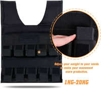 Chaleco con Peso Ajustable para Deportes, Equipo de Entrenamiento de Fitness Pesado para CrossFit, Gran Venta