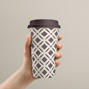Gobelet en papier jetable avec marque personnalisée avec fond de sachet de thé Thé instantané à paroi unique pour bureau - Product Image 4