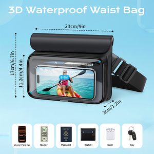 Marsupio Unisex Impermeabile Antisabbia con Tracolla per Telefono, Ideale per Crociere, Viaggi, Parchi Acquatici, Nautica e Pesca - Product Image 4