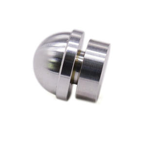 غطاء رأس قبة من الألومنيوم الفضي الفاتح للمكونات الصناعية بدقة مرآة - Product Image 3