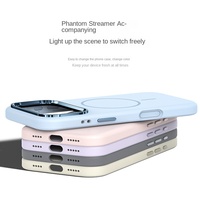 Coque en silicone liquide avec cadre métallique pour iPhone 18 Pro Max Pro, étui magnétique souple antichoc, en stock
