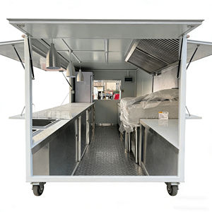 Camión de Comida Rápida con Máquina de Snacks, Waffles, Dulces, Café, Cerveza, Aluminio, Hot Dogs, Papas Fritas, Remolque de Comida para Camping - Product Image 4