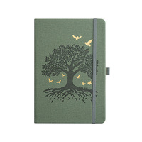 Carnet de notes personnalisé pour entreprise, avec sangle, format A5/A7, reliure cousue, couverture rigide en polyuréthane, papeterie cadeau