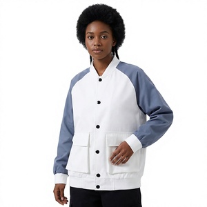 แจ็กเก็ตผ้าขนสัตว์ทีม K-VJ-186ของผู้ชายคอตั้งเสื้อเย็บปักแบบคลาสสิกน้ำหนักเบาสำหรับฤดูหนาว - Product Image 3