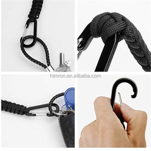 Gancho Doble Metálico Tipo D <span class=keywords><strong>para</strong></span> Colgar Llaveros Tejidos a Mano, Cordón de Paracord <span class=keywords><strong>para</strong></span> Senderismo y Supervivencia al Aire Libre - Product Image 6