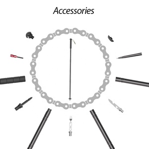 KingGear — perche <span class=keywords><strong>de</strong></span> Trekking tactique multifonctionnelle en Aluminium, adultes, avec fourchette façon sifflet, Double tournevis - Product Image 4