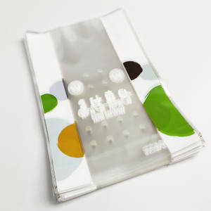 Bolsa de refuerzo inferior BOPP transparente autoadhesiva de grado alimenticio reciclado para alimentación con logotipo - Product Image 1