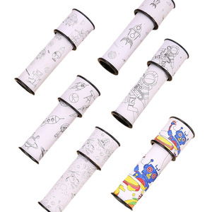 DIY Kaleidoscope Toy Paper Craft 18x4x4cm Educational For Children Age 3-6 Years Unisex - Product Image 3