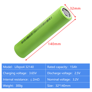 Batterie lithium-ion prismatique 3,2 V 15 Ah 32140 pour station de stockage d'énergie, vélo électrique, batterie Li-ion - Product Image 2