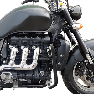 Waximoto Compatible con <span class=keywords><strong>Rocket</strong></span> <span class=keywords><strong>III</strong></span> 2003-2019, Barra Protectora de Motor de Acero, Protector de Tanque, Protector de Chasis, Deslizador Anticaída - Product Image 6