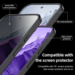 Funda Protectora de Teléfono Transparente Mate de TPU de Lujo, Resistente a Golpes, para <span class=keywords><strong>Google</strong></span> Pixel 9 Pro 14 Pro 14 Ultra - Product Image 2