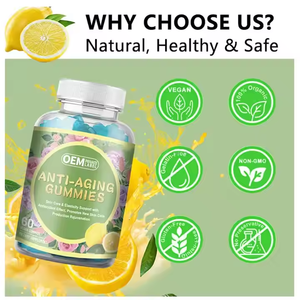 Gomitas Antienvejecimiento Premium de Marca Privada OEM, Suministro de Fábrica, Cuidado de la Piel con Colágeno, Vitaminas C y E, Suplementos de Glutatión - Product Image 4