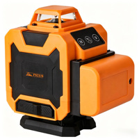 Niveau laser 4D extérieur 16 lignes auto-nivelant sans fil avec télécommande 360° lignes croisées horizontales et verticales niveau laser ligne verte