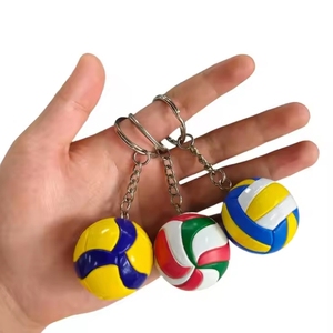 Llaveros Deportivos Promocionales con Diseño de Mini Balón de Voleibol y Logotipo Personalizado para Regalos Empresariales - Product Image 5