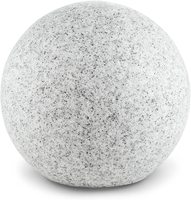 Changement de couleur LED boule de sphère de marbre solaire lumières de globe de jardin avec alimentation DC/AC décoration extérieure à énergie solaire