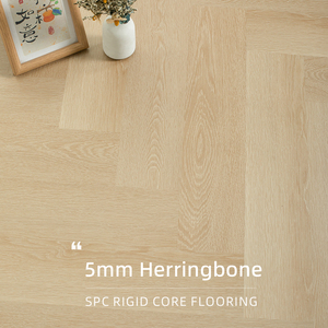 Carrelage de sol en microcristal SPC, écologique, antidérapant, imperméable, 5 mm, à motif en chevrons, pour la maison, l'hôpital, l'hôtel, l'école - Product Image 2