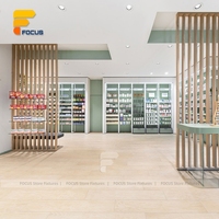 Tiroir de pharmacie industrielle Étagères de pharmacie Table de travail de pharmacie gondole avec étagère