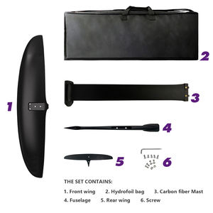 JFS Foil Front Wing Spitfire 1100/1180/1030/960 Ensemble Hydrofoil Full Carbon avec Logo OEM pour Kitesurf, <span class=keywords><strong>Surf</strong></span>, et Sports Nautiques <span class=keywords><strong>Électrique</strong></span>s en Océan - Product Image 6