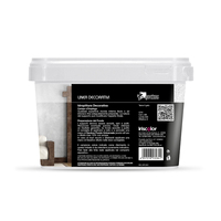 Peinture Acrylique Liquide Iris Color à Application Directe, Prête à l'emploi, Facile à Appliquer, Bonne Résistance au Frottement, Déco Sable Gris Argenté