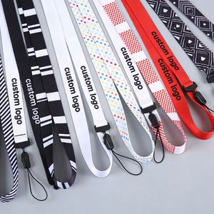 Factory Wholesale Heat Transfer Printing Custom <b>Lanyard</b> for Work Permit Exhibition <b>Lanyard</b> Work Badge Chest Card - Product Image 2